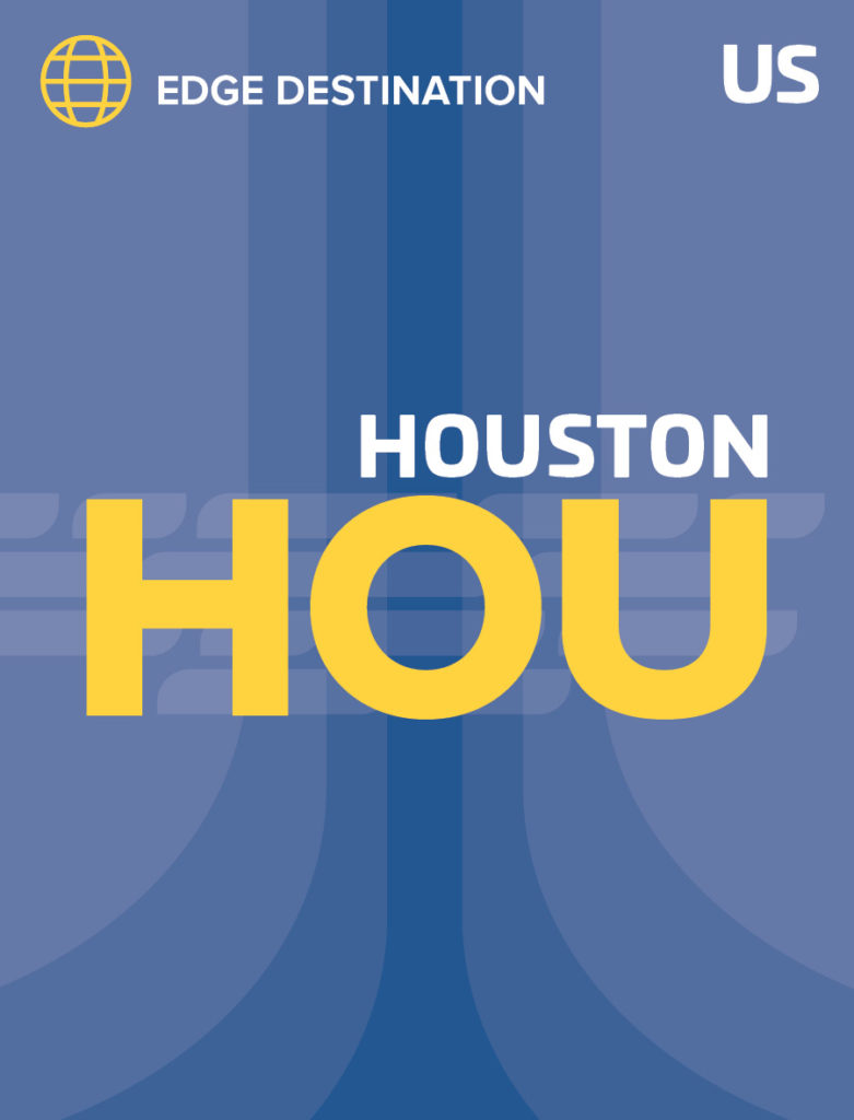 Houston luggage tag image